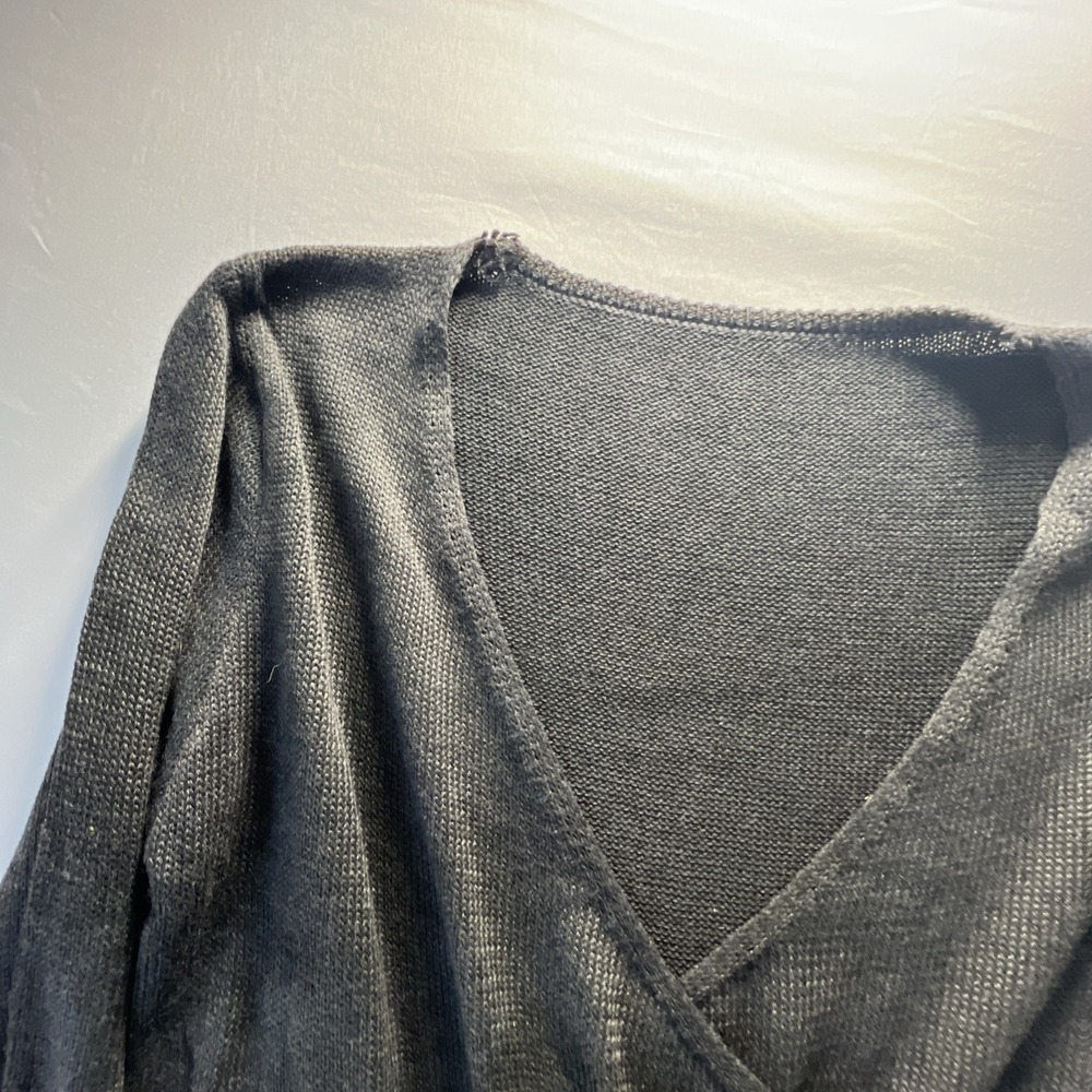 Cupshe One More Drawstring Sweater Dress Dark gray Size M BNWT 1 Flaw See Pics‎ - Picture 11 of 13
